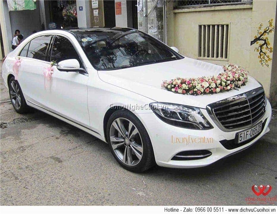Cho thuê xe cưới - Mercedes S500